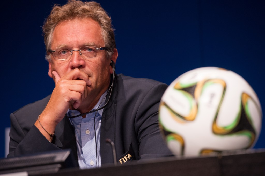 Jérôme Valcke teve sua suspensão estendida por mais 45 dias após decisão do Comitê de Ética da Fifa (Foto: Sebastien Bozon / AFP)