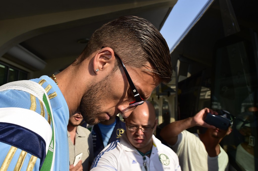 O Palmeiras ainda não abriu negociações para assegurar a permancência de Rafael Marques (Foto: Fernando Dantas/Gazeta Press)