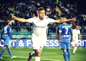 Negociado com o Atalanta em agosto, Tolói marcou o primeiro gol pelo clube nesta quinta-feira (Foto: Divulgação/Atalanta)