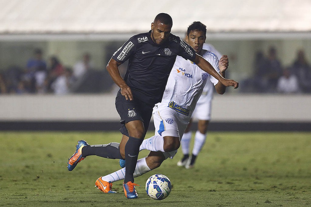 Nilson marcou apenas um gol pelo Peixe, contra o Avaí, no fim de agosto (Foto: Ricardo Saibun/Santos FC)