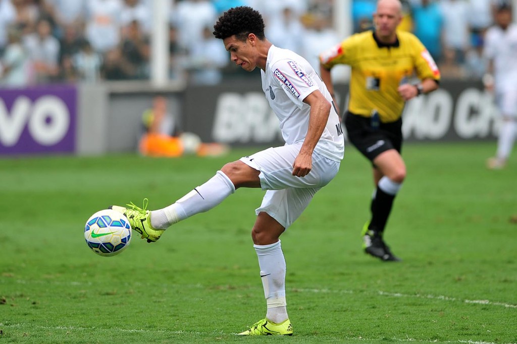 Bem cotado no Peixe, Marquinhos Gabriel desconversa sobre renovação (Foto: Ricardo Saibun/Santos FC)