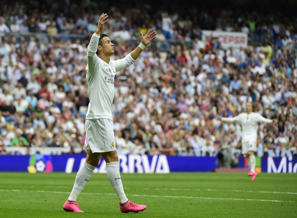Contra o Malmö, Cristiano Ronaldo terá chance nova se tornar o maior artilheiro do Real Madrid (Foto: Pierre-Philippe Marcou/AFP)