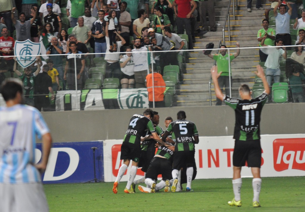 Gol da vitória americana foi marcado pelo zagueiro Wesley Matos (Carlos Cruz/AFC)