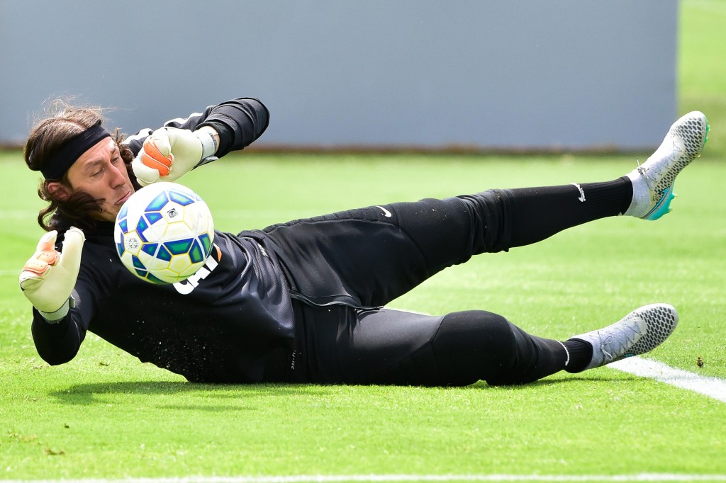 Com o time menos vazado do Brasileiro, Cássio esperava estar na Seleção (foto: Fernando Dantas/Gazeta Press)