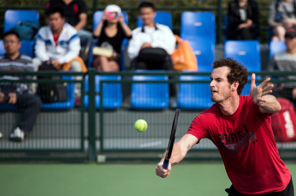 O britânico Andy Murray ultrapassou Roger Federer e assumiu o segundo lugar do ranking mundial (Foto: Johannes Eisele/AFP)