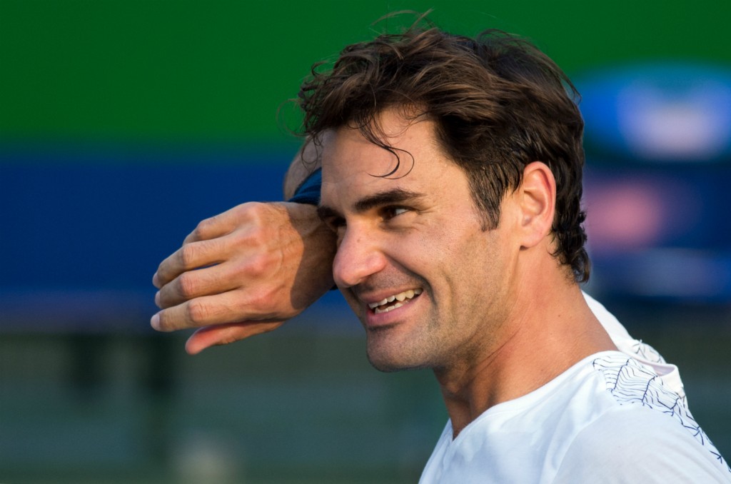 Atual campeão em Xangai, o suíço Roger Federer será o pizzaiolo dos jogadores que disputam o torneio (Foto: Johannes Eisele/AFP)