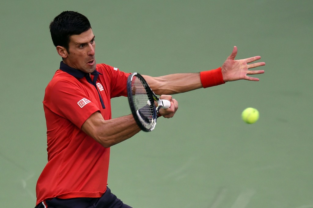 Djokovic bateu Lopez e chegou à 70ª vitória da temporada (foto: Johannes Eisele/AFP)