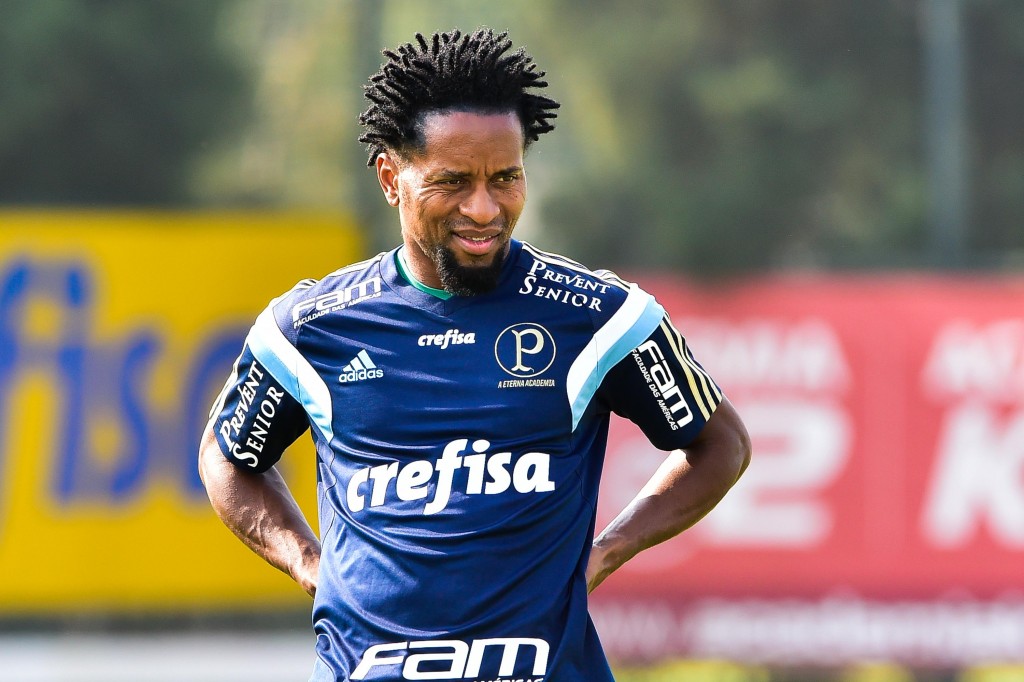 Aos 41 anos, camisa 11 já é o jogador mais velho a fazer gol na história do clube (Foto: Fernando Dantas/Gazeta Press)
