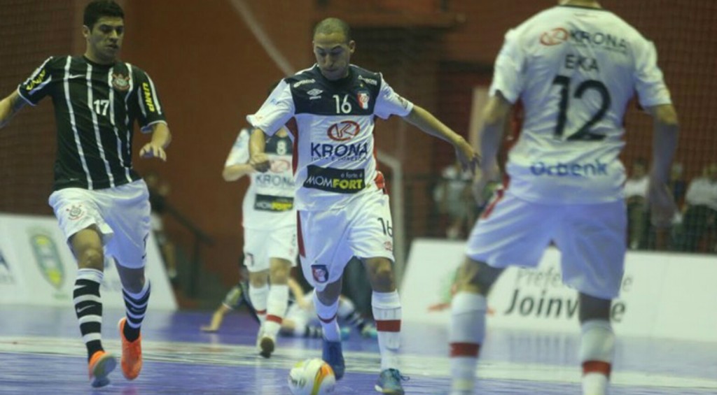 Krona e Corinthians terminaram o primeiro jogo das quartas de final empatados (Foto: Divulgação/Krona)