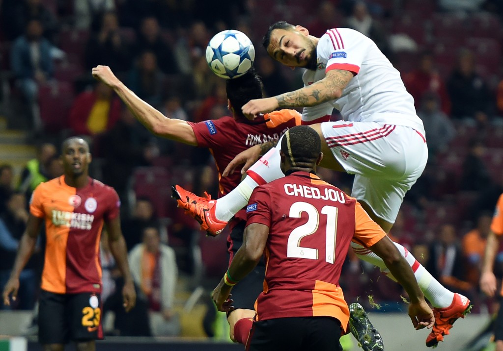 O Galatasaray derrotou o Benfica de virada nesta quarta-feira (Foto: Ozan Kose/AFP)