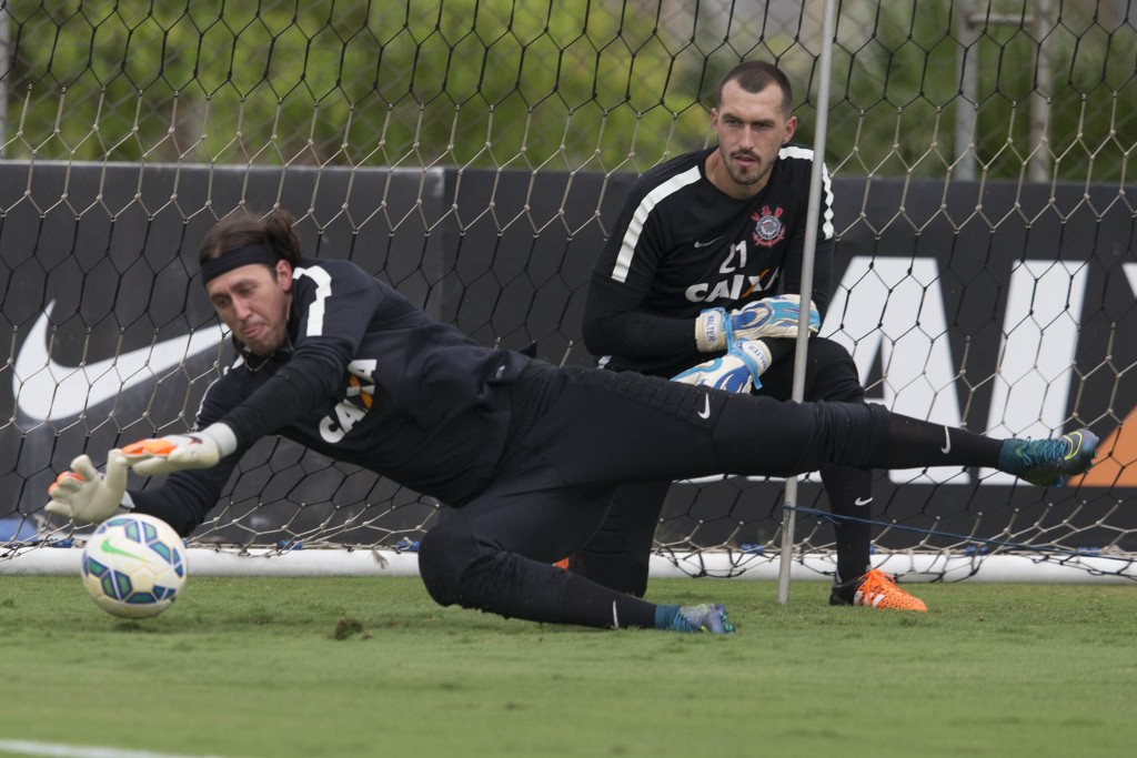 O goleiro Cássio teve de mostrar reflexo apurado (foto: Daniel Augusto Jr./Agência Corinthians)