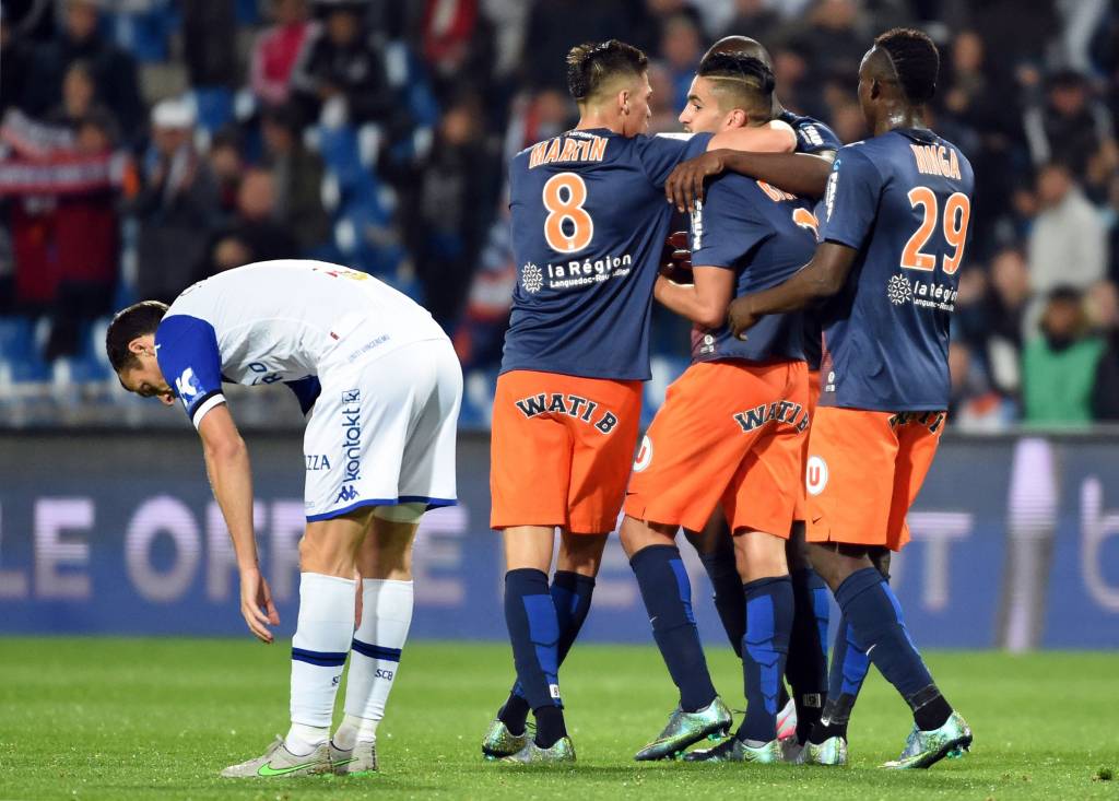 Montpellier venceu o Bastia por 2 a 0 e conquistou a segunda vitória no Francês (Foto: Pascal Guyot/AFP)