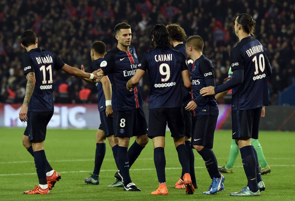 Após tropeço na Champions, PSG chegou a nona vitória em 11 jogos no Francês (Foto: Miguel Medina/AFP)