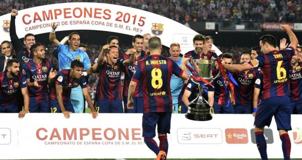 Barcelona venceu a última edição da Copa do Rei (Foto: AFP)