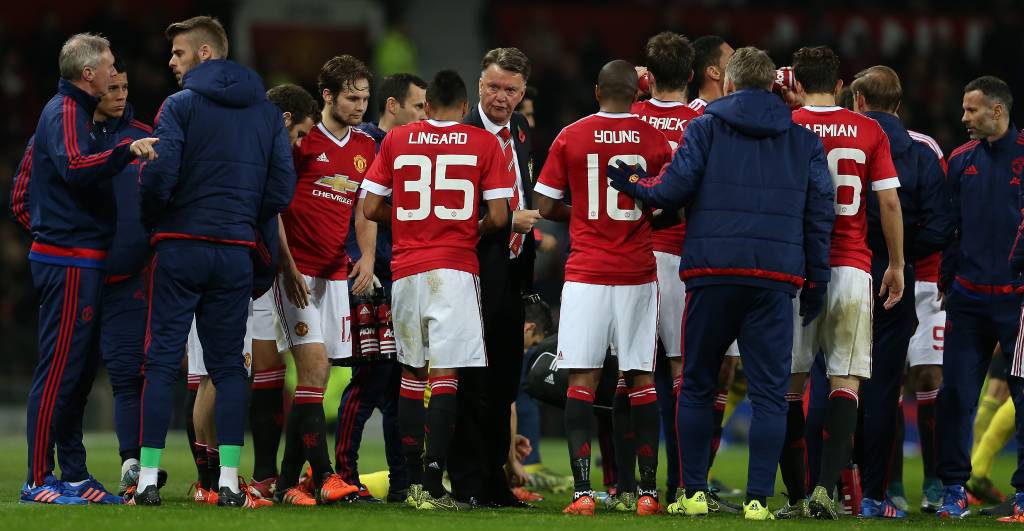 Mesmo diante de sua torcida no Old Trafford, o United não conseguiu marcar a caiu nos pênaltis para o Middlesbrough (Foto: Nigel Roddis/AFP)