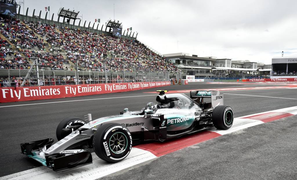 Nico Rosberg será primeiro a largar no México (Foto: Yuri Cortez/AFP)