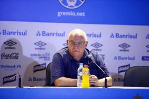 Presidente gremista quer manter a base atual para a provável disputa da Libertadores de 2016 (Foto: Lucas Uebel/Grêmio)