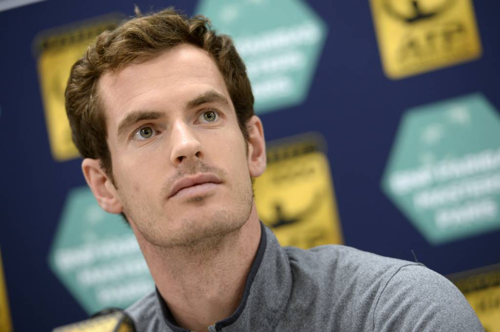 O britânico Andy Murray não escondeu sua preferência pela final da Copa Davis (Foto: Miguel Medina/AFP)