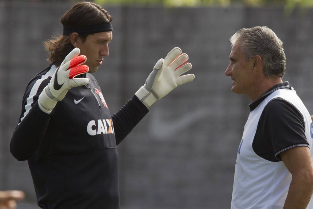 Cássio foi para a Seleção após se chatear, mas Tite prefere esperar um pouco mais (foto: Daniel Augusto Jr./Ag. Corinthians)