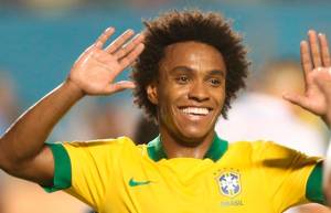 Willian tem sido presença constante nas convocações de Dunga para a Seleção Brasileira (Foto: Divulgação)
