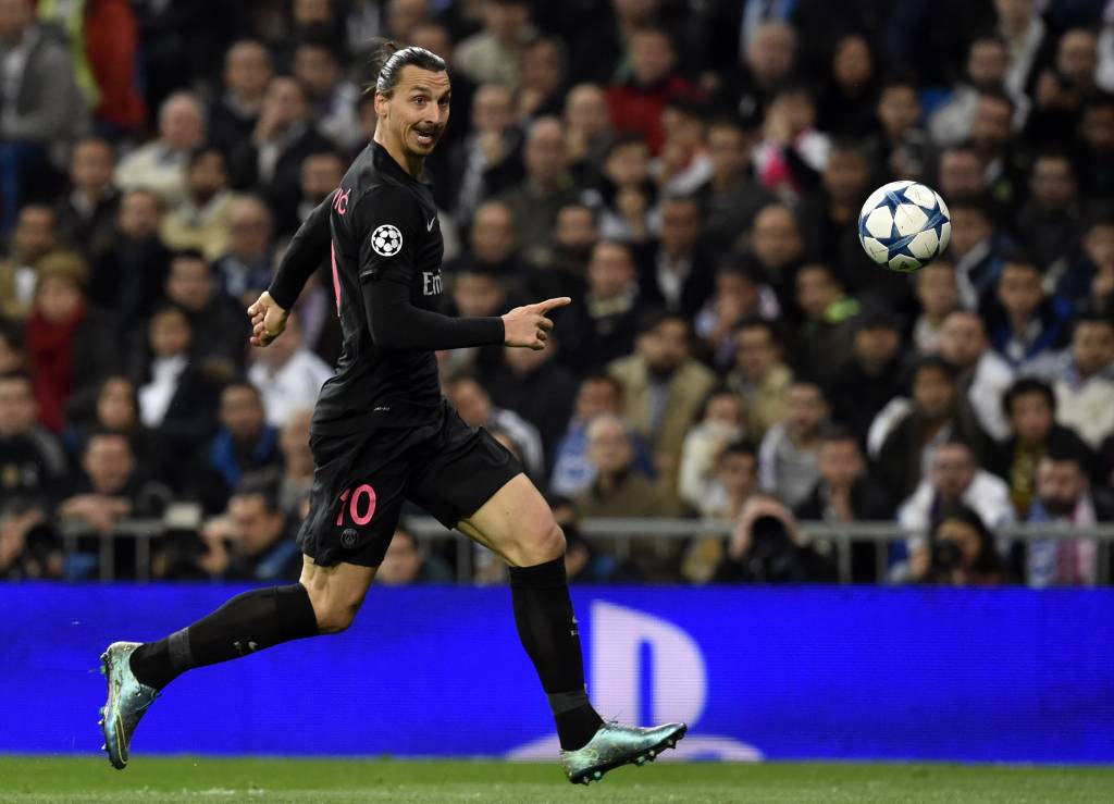 Ibrahimovic é um dos destaques da boa campanha do Paris Saint-Germain (Foto: Gerard Julien/AFP)