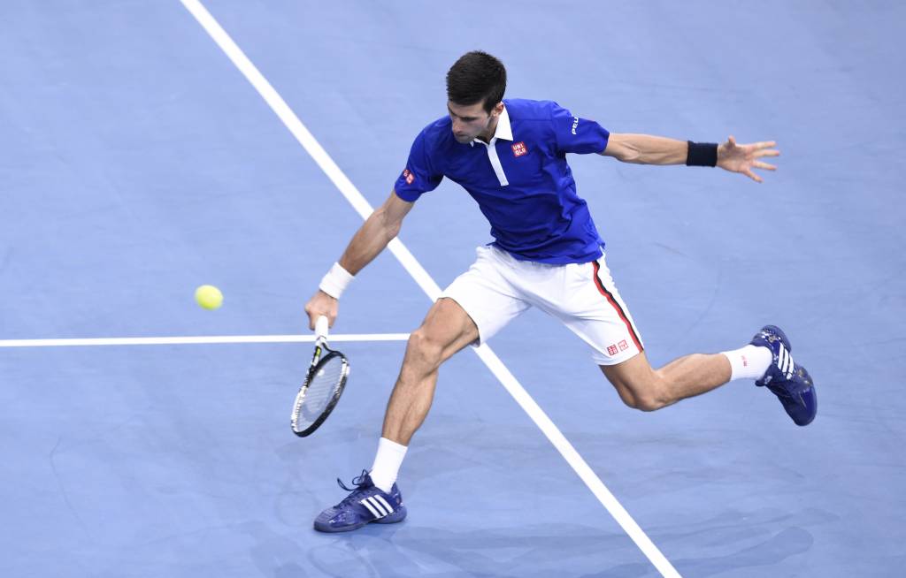 Novak Djokovic precisou de paciência para derrotar o tcheco Tomas Berdych nesta sexta-feira (Foto: MIGUEL MEDINA/AFP)
