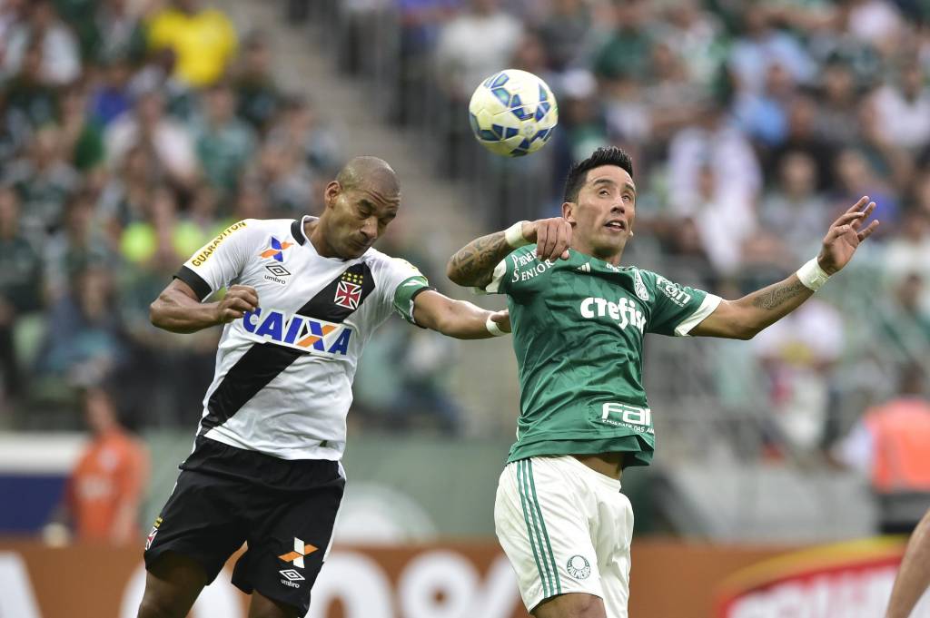 O Palmeiras foi derrotado pelo Vasco por 2 a 0 na 34ª rodada do Brasileirão (Foto: Fernando Dantas/Gazeta Press)