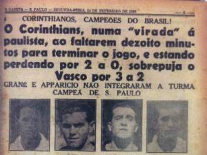 A Gazeta registrou que o Corinthians orgulhou "a tradição do futebol da terra dos bandeirantes" (foto: acervo/Gazeta Press)