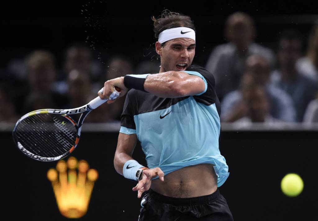 O espanhol Rafael Nadal tem presença confirmada no Fast4, torneio disputado em Sydney, em janeiro (Foto: Miguel Medina/AFP)