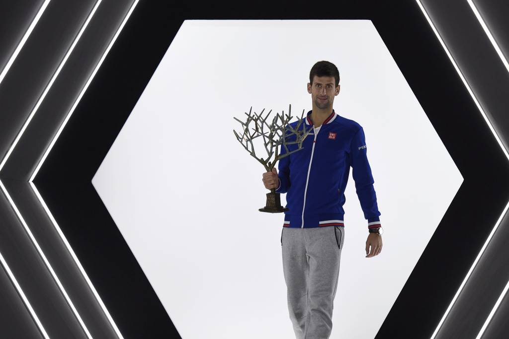 O sérvio Novak Djokovic já faturou dez títulos neste ano (Foto: Franck Fife/AFP)