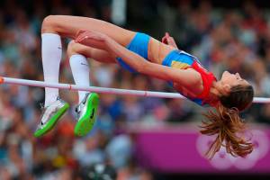 Anna Chicherova levou o ouro no salto em Londres 2012. Russa pode não retornar aos Jogos por conta de proibição da IAAF (Foto: Divulgação/COI)