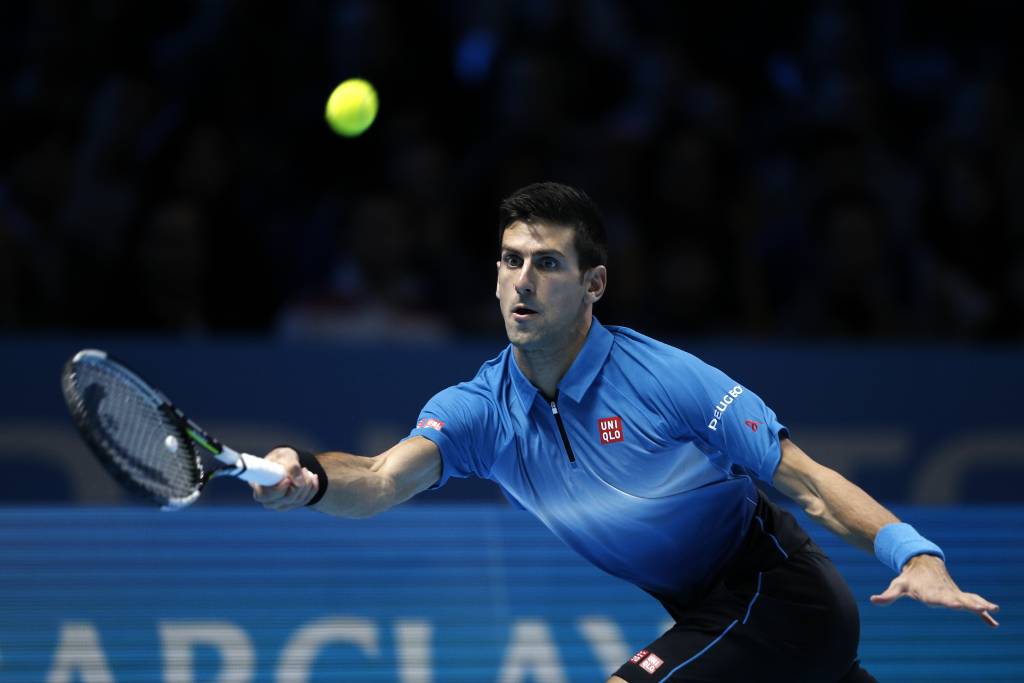 Novak Djokovic venceu Nishikori com facilidade por duplo 6/1 (Foto: Adrian Dennis/AFP)