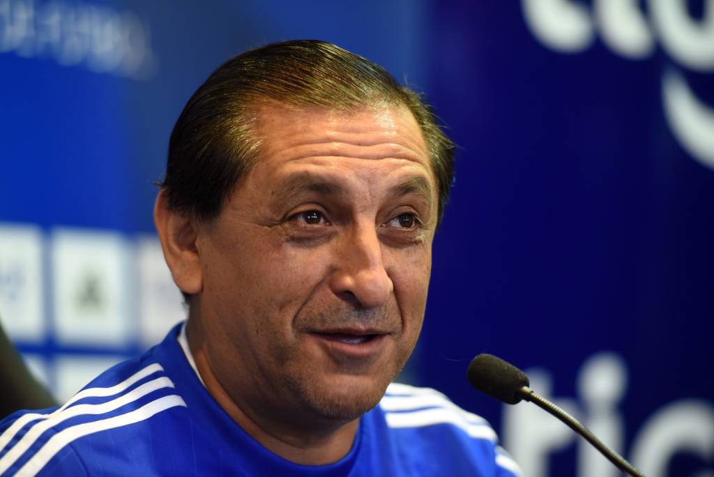 Técnico do Paraguai, o argentino Ramón Díaz valorizou a disputa dos pontos em Assunção (foto: NORBERTO DUARTE / AFP)