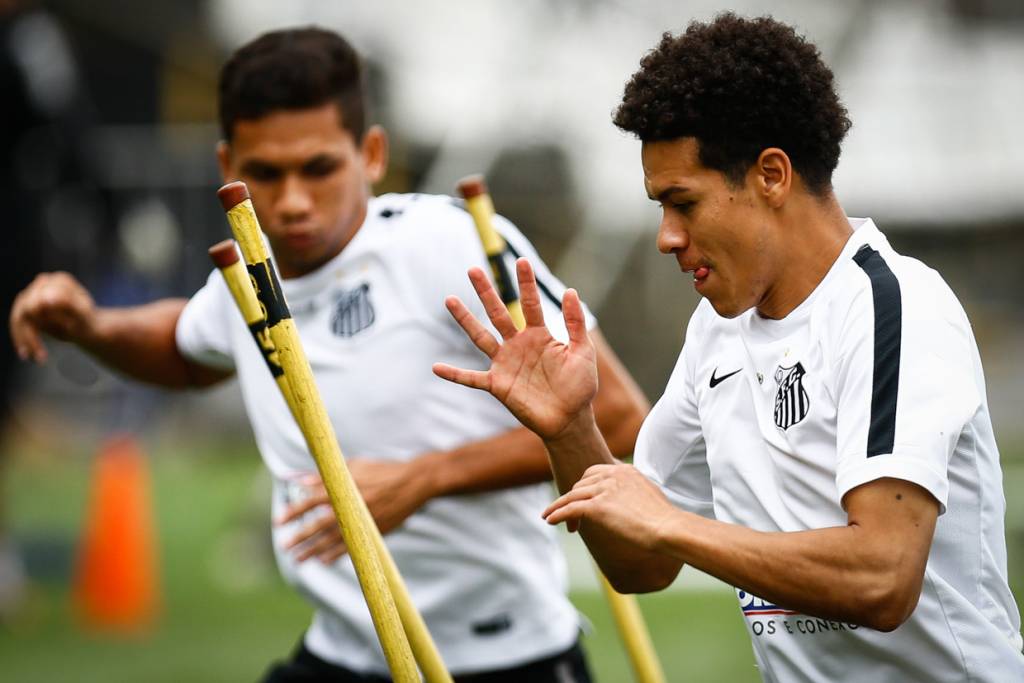 Caso não renove seu contrato, Marquinhos Gabriel fará, no máximo, mais seis jogos pelo Santos (Foto: Ricardo Saibun)
