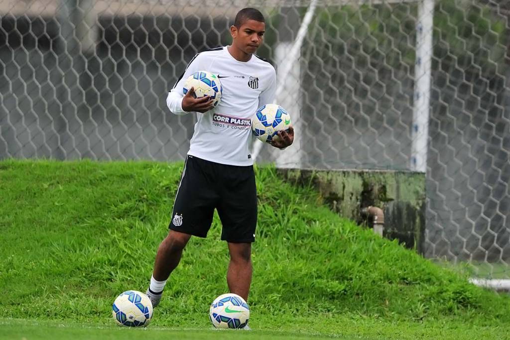 Com 28 anos, David Braz tem contrato com o Santos até dezembro de 2019 (Foto: Ivan Storti)