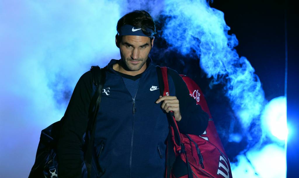 Roger Federer reconheceu que não esperava bater Novak Djokovic na última terça-feira (Foto: Glyn Kirk/AFP)