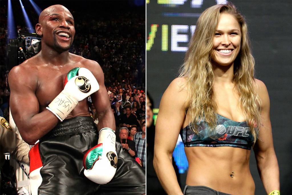 "Money" ofereceu aulas de boxe para Ronda após a quebra da invencibilidade no MMA (foto: AFP)