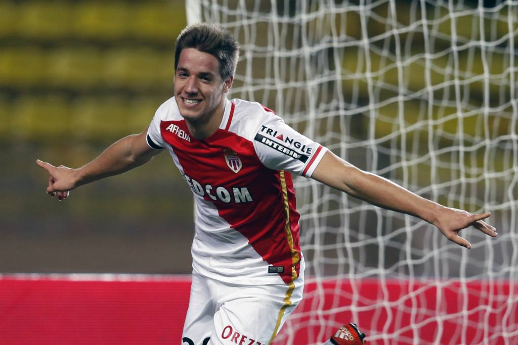 O volante croata Mario Pasalic foi às redes para dar a vitória ao Monaco (Foto: Valery Hache/ AFP)