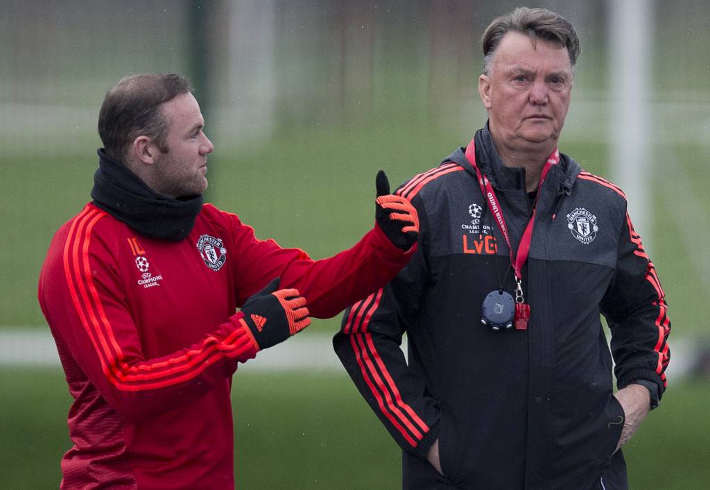 Segundo Van Gaal, Rooney estará disponível para o jogo no Old Trafford (foto: OLI SCARFF / AFP)