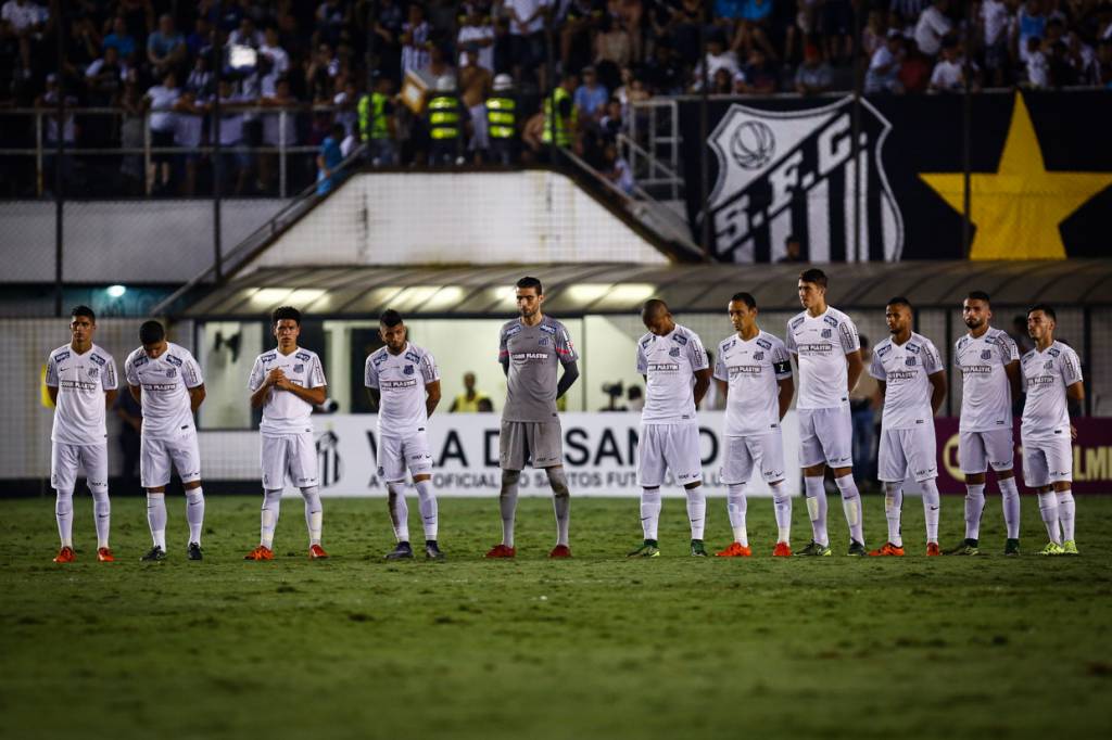 O Santos vem de 15 vitórias seguidas e um empate jogando no palco da final desta quarta-feira (Foto: Ricardo Saibun)