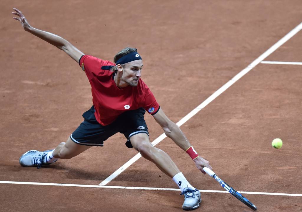 Bemelmans não apresentou tanta resistência quanto o compatriota Edmund e cedeu o empate a Murray (foto: Philippe Huguen/AFP)