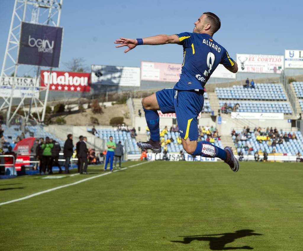 O triunfo conquistado neste domingo dá alívio ao Getafe na tabela do Campeonato Espanhol (foto: AFP)