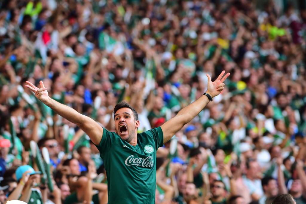 O Palmeiras conta com ampla vantagem em clássicos disputados em 2015 no Palestra Itália (Foto: Sergio Barzaghi/Gazeta Press)