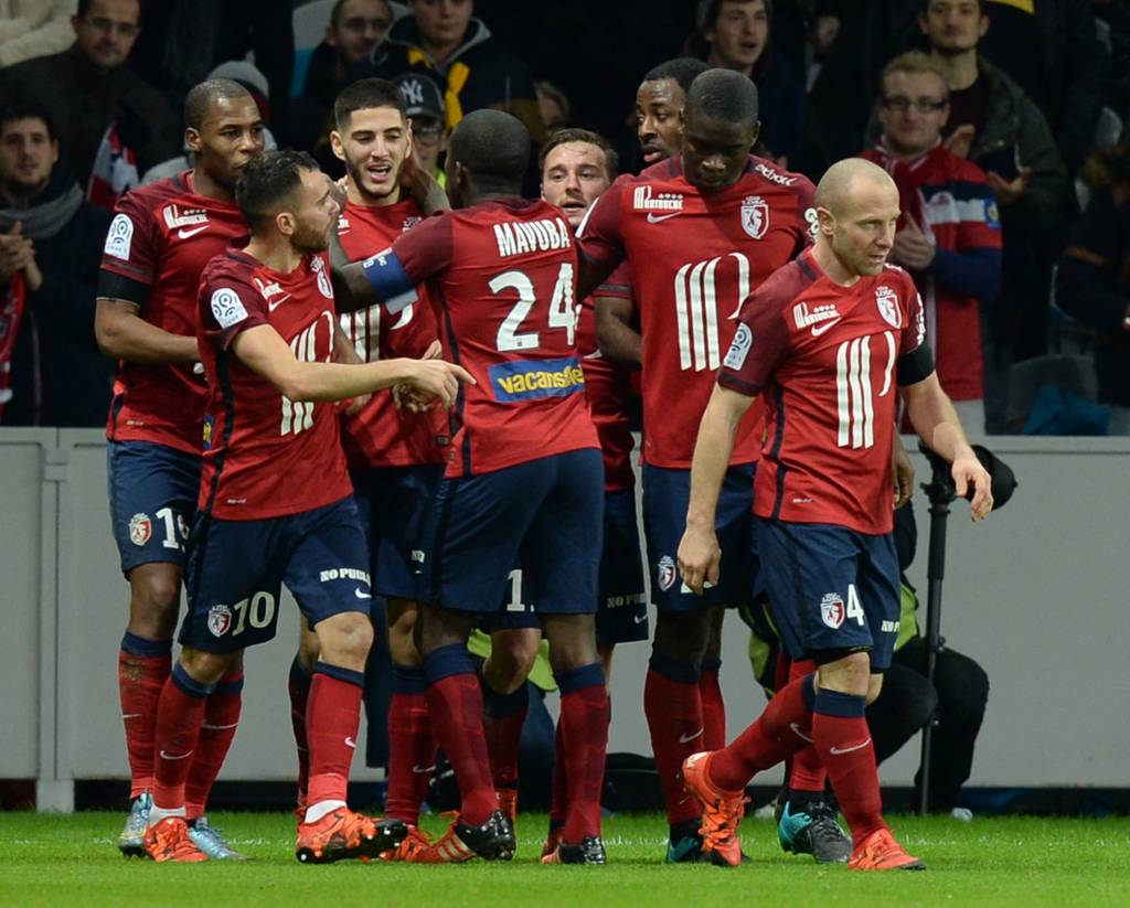 O Lille quebrou série de seis jogos sem vitória, com quatro empates e duas derrotas desde a 10ª rodada (foto: Denis Charlet/AFP)