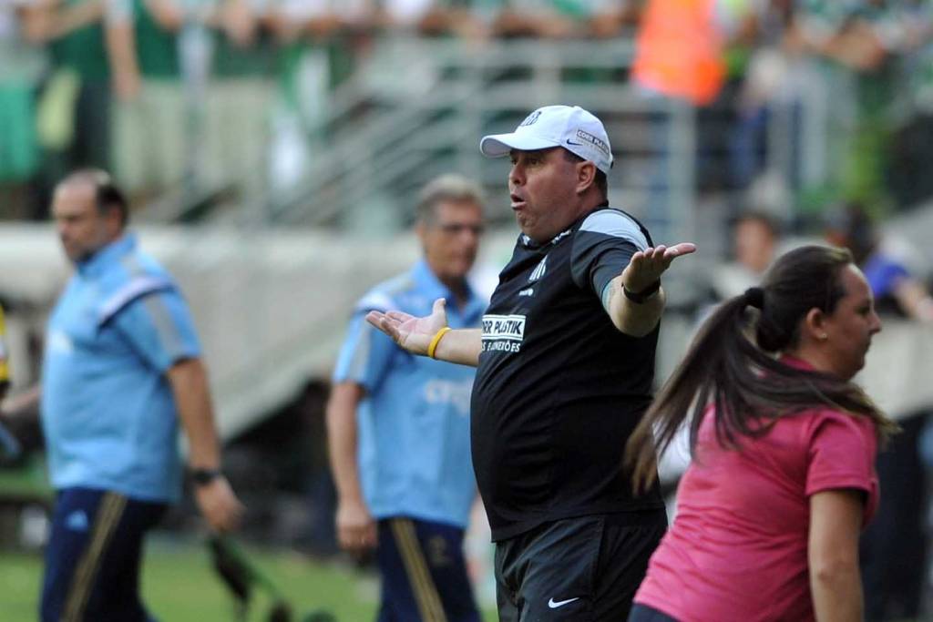 Na primeira final do Estadual, no Allianz Parque, Marcelo Fernandes foi expulso no intervalo (Foto: Ivan Storti)
