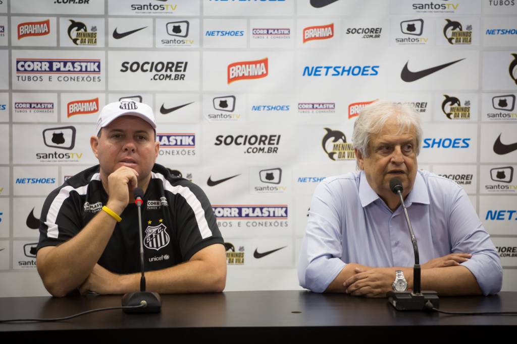 Marcelo Fernandes nunca deixa de lembrar a relação franca que tem com o presidente Modesto Roma Jr (Foto: Ricardo Saibun)