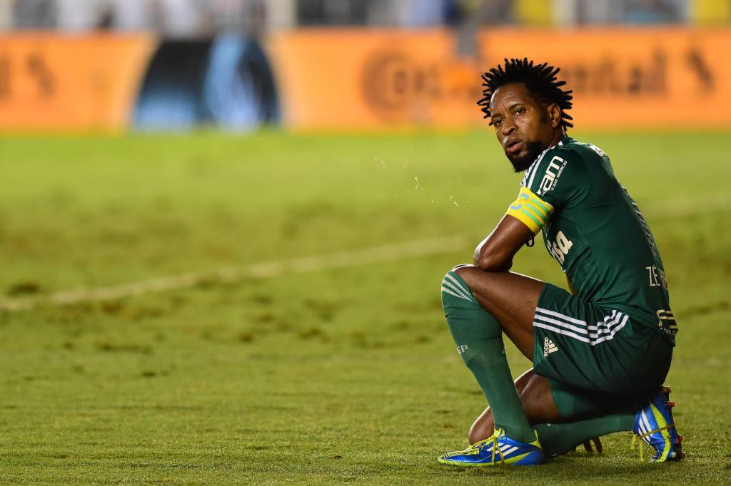 Capitão Zé Roberto quer erguer Copa do Brasil diante da torcida (Foto: Sergio Barzaghi/Gazeta Press)