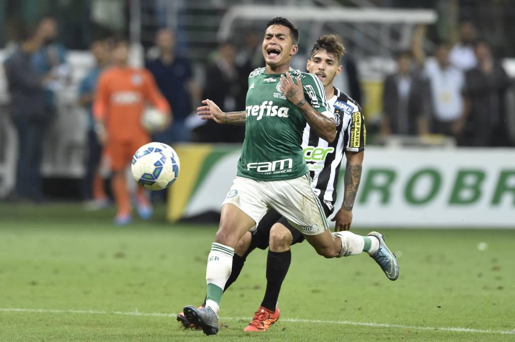 Na final da Copa do Brasil, Dudu fez jus ao investimento do Palmeiras (foto: Fernando Dantas/Gazeta Press)