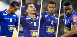 Além de Ceará e Júlio Baptista, Cruzeiro também dispensou o volante Charles e o atacante Leandro Damião (Cruzeiro/Divulgação)