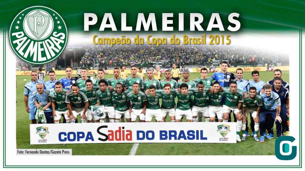 Verdão coroou a reformulação promovida neste ano com o título sobre o Santos (foto: Fernando Dantas/Gazeta Press)